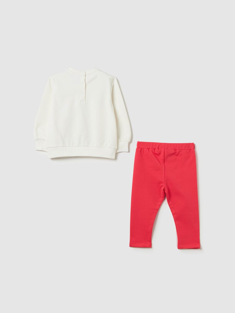 Jogging set with Minnie Mouse and Figaro print_1