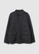 Blazer grigio con bottoni regular fit_0