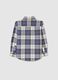 Blue Checked Shirt for Children_1