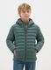Boys' green mixed fabric jacket, regular fit_0