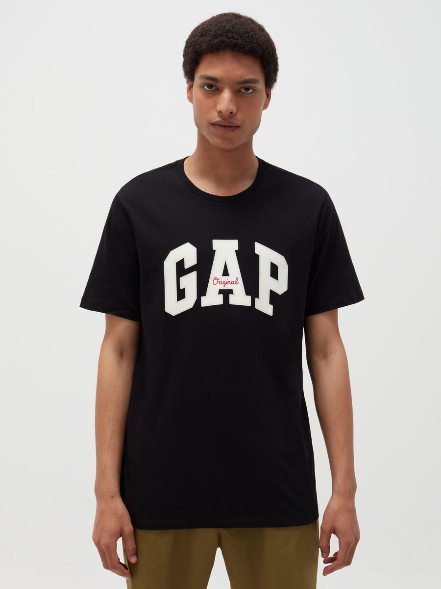 T-shirt with round neck and logo_0