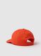 Children's regular fit orange pure cotton hat_1