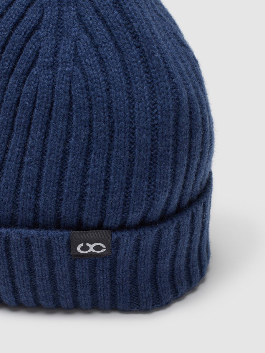 Pure Wool Blue Hat_1