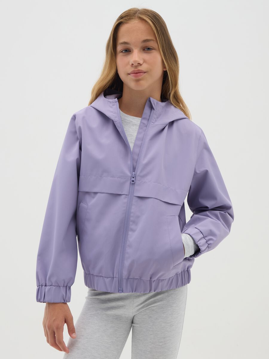 Giacca da ragazza in viola regular fit_0