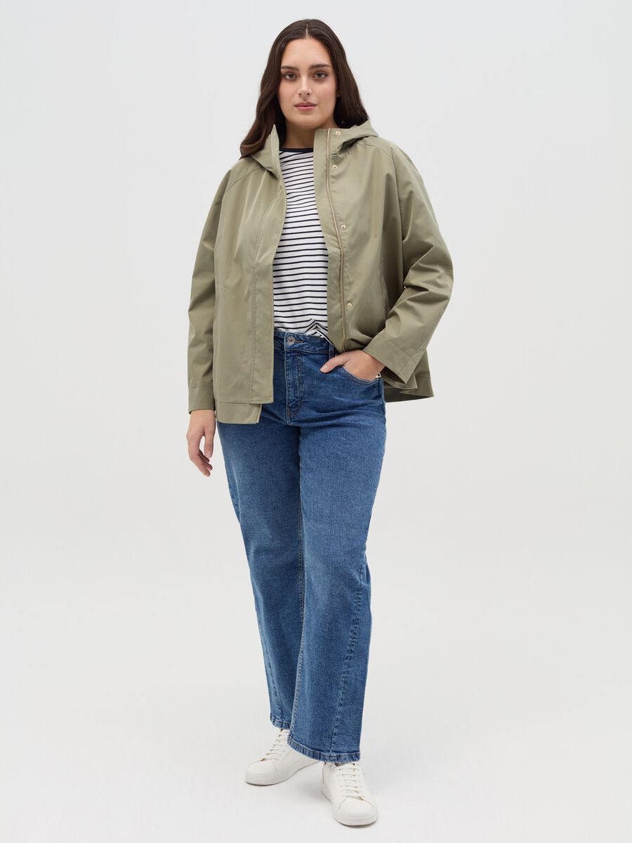 Curvy five-pocket jeans_0