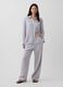 Striped linen-blend trousers_0