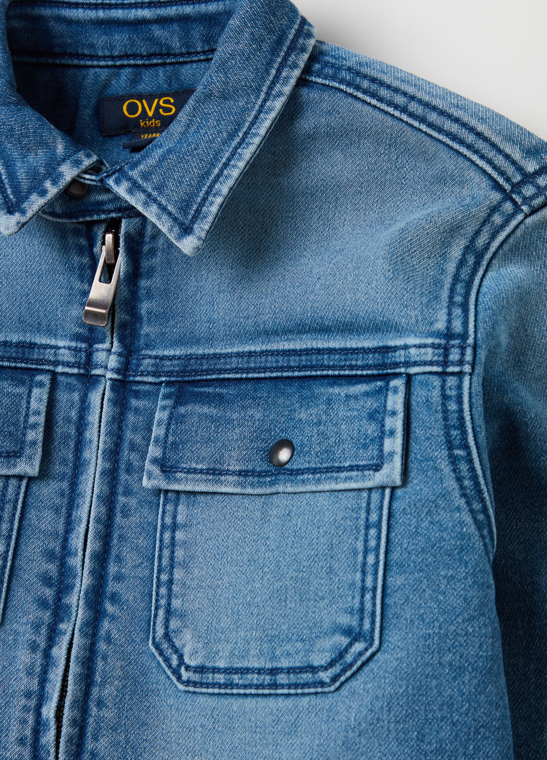 Shacket full-zip con patch_2