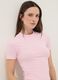 Slim fit pink stretch cotton T-shirt_0