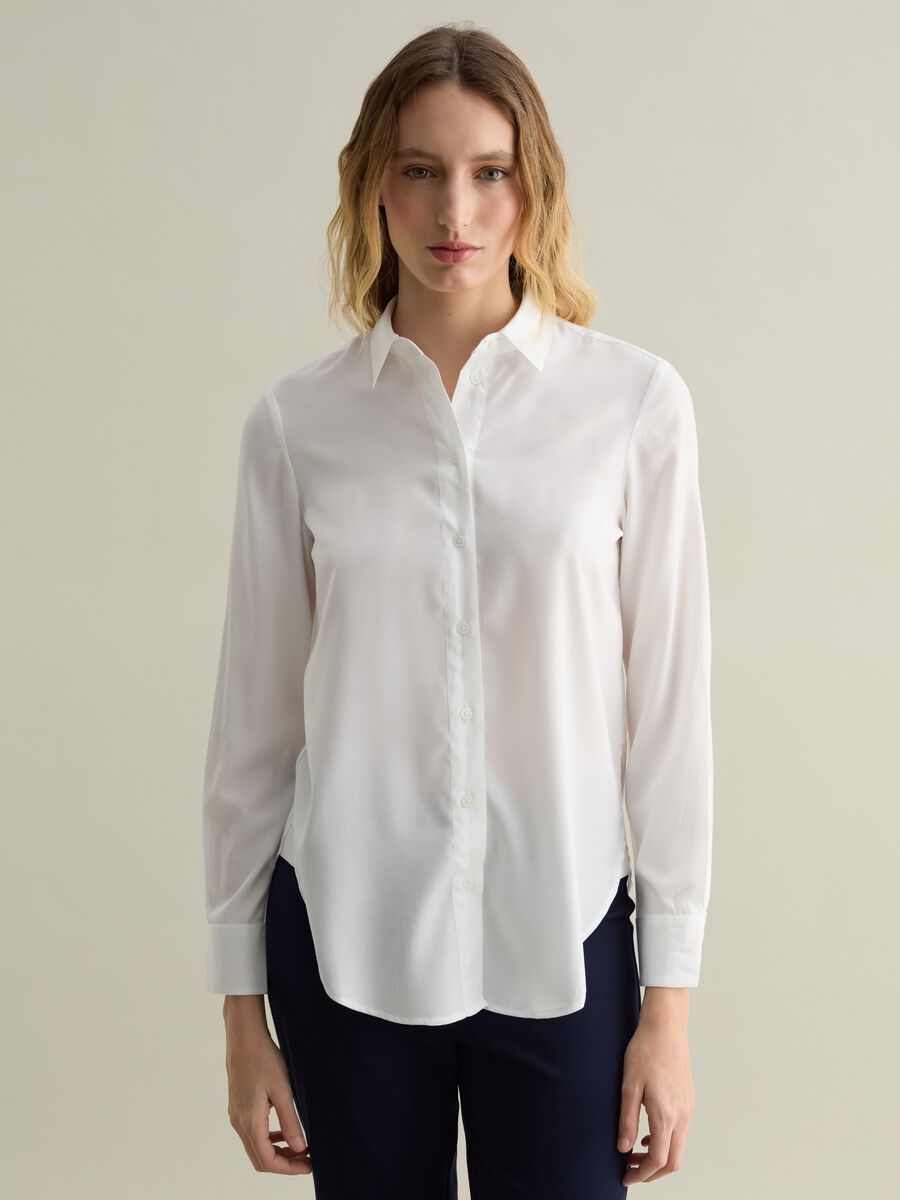 Viscose blend shirt_0