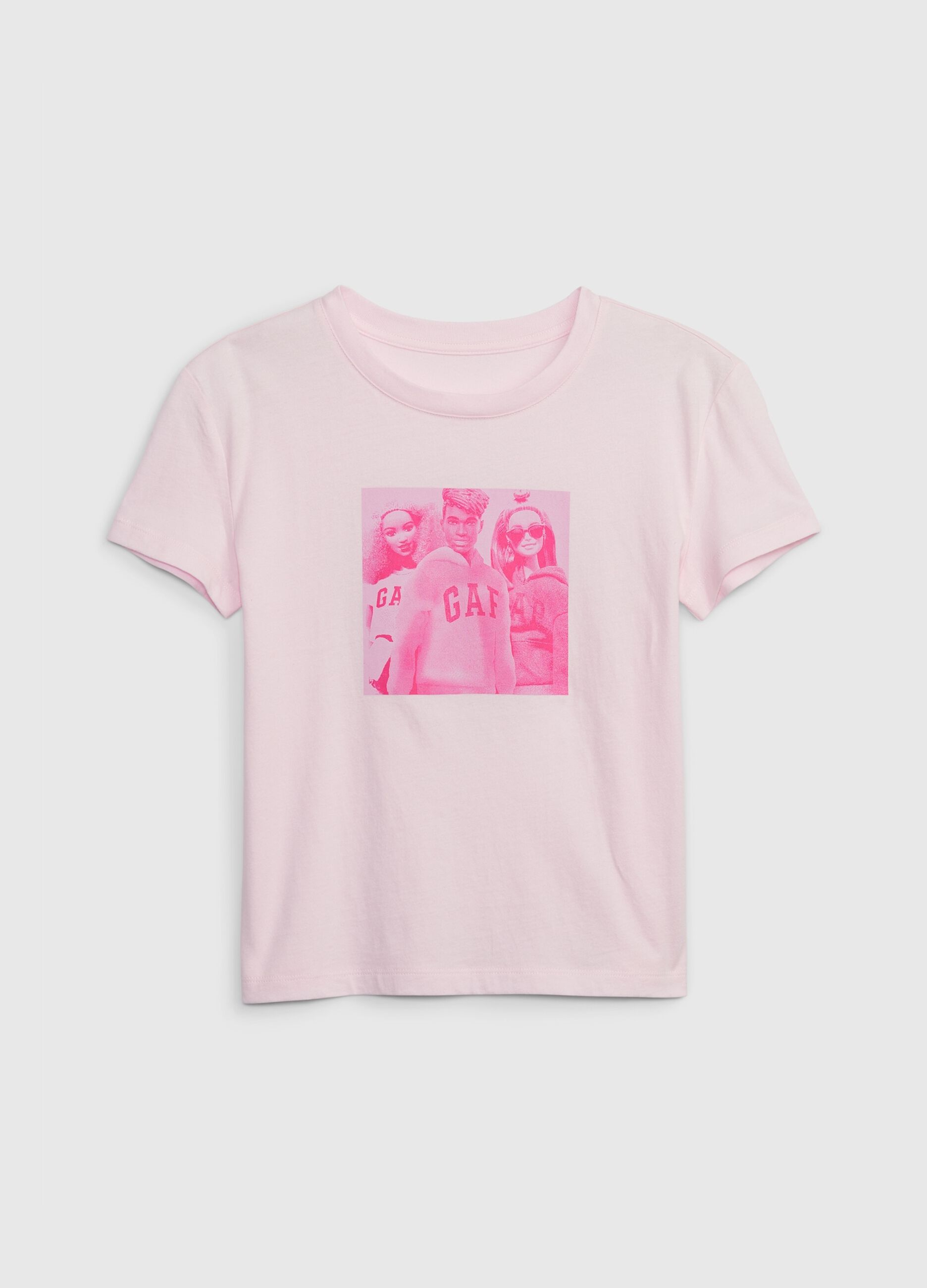 T-shirt girocollo con stampa Barbie™_2