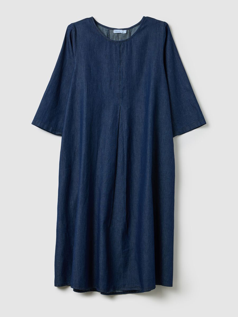 Hybrid Pure Cotton Blue Dress_4