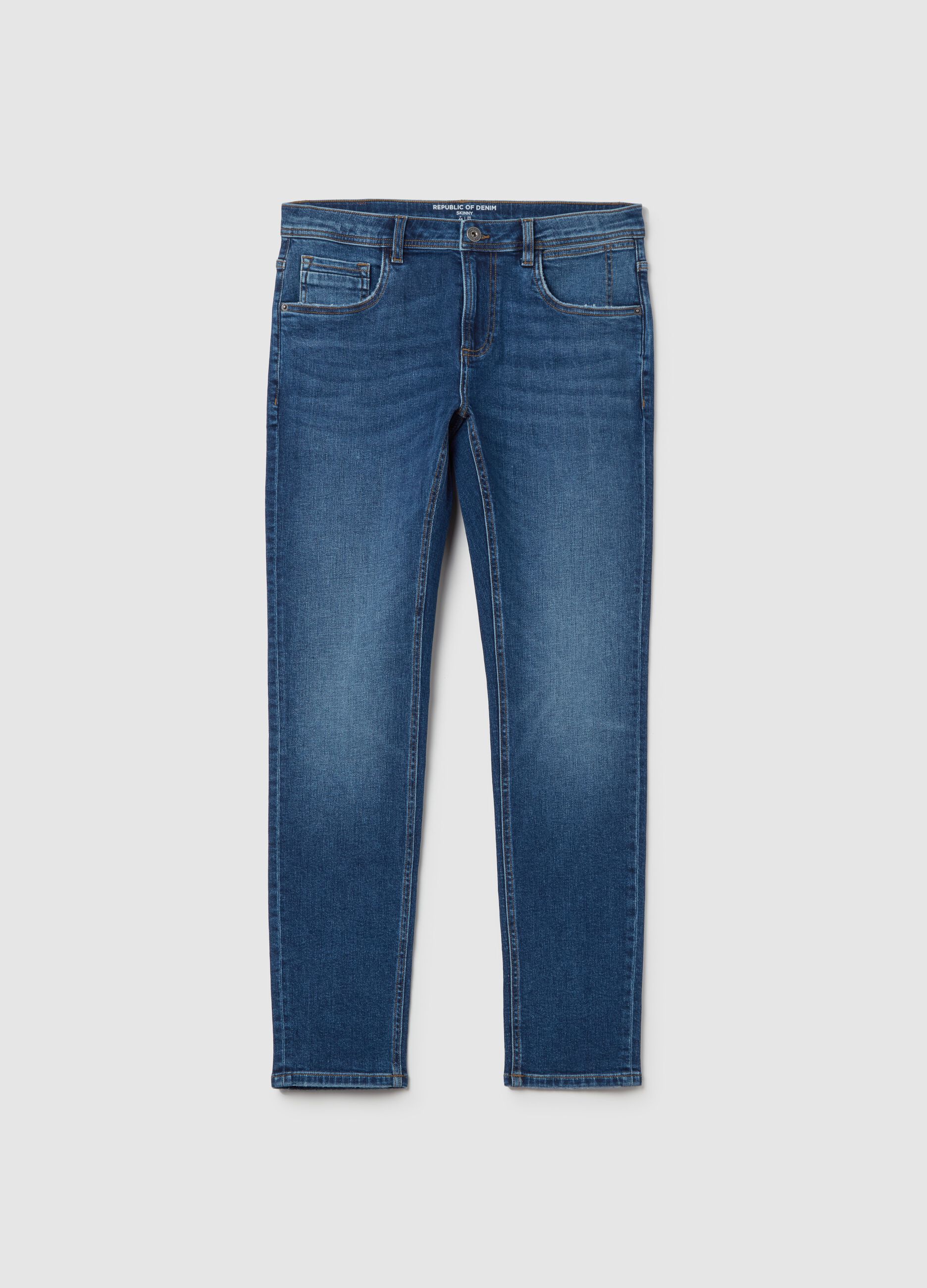 Skinny-fit stretch jeans