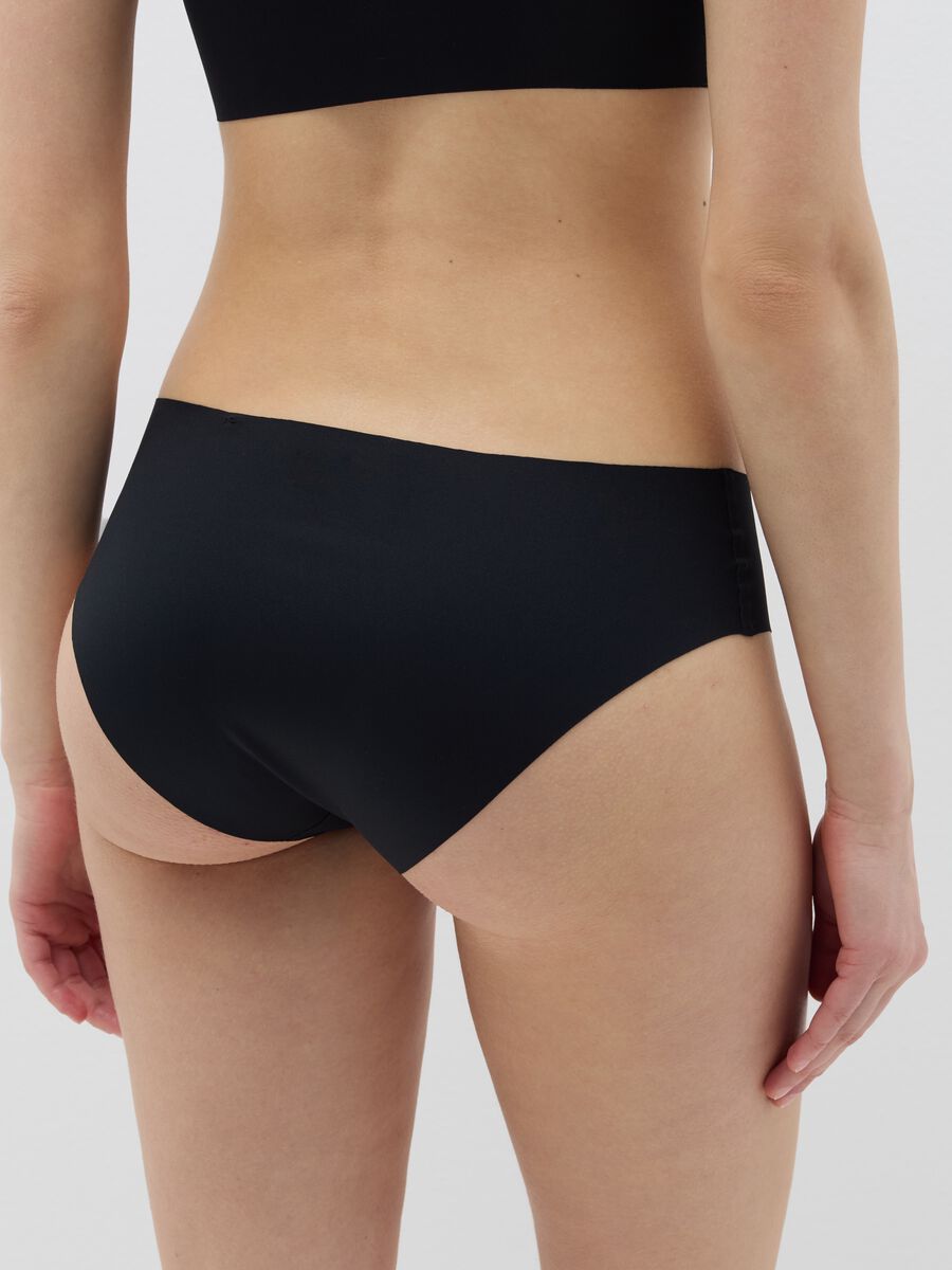 High-rise briefs in stretch microfibre_4
