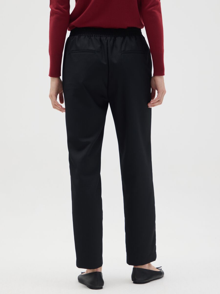 Black Slim Fit Trousers Mix_2