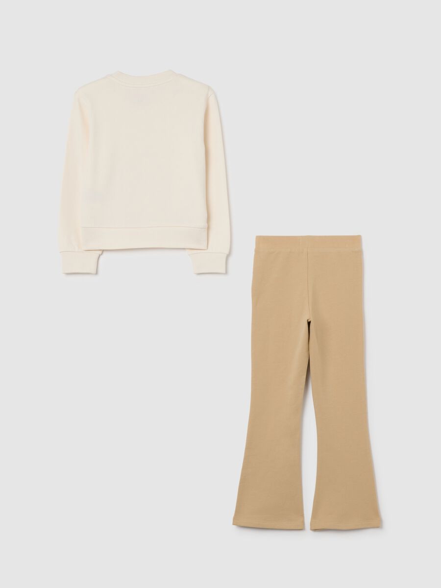 White and beige unicorn jogging outfit_1