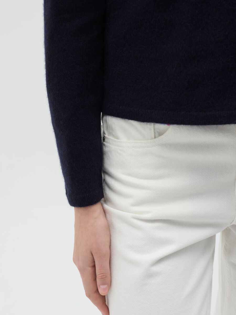 Solid colour cashmere cardigan_2