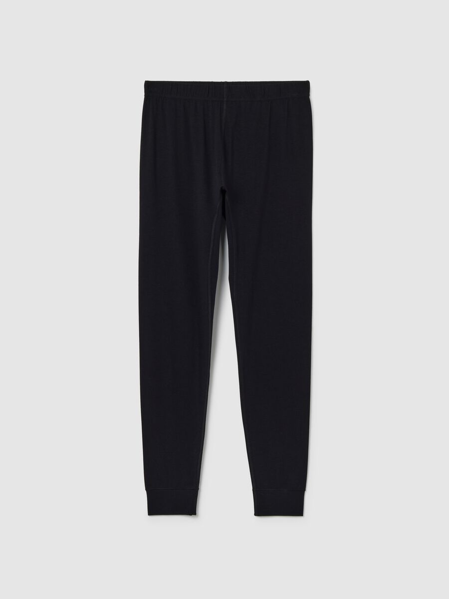 Regular Fit Black Leggings_4