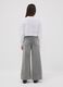 Girls&rsquo; pure cotton wide-leg grey jeans with studs_2