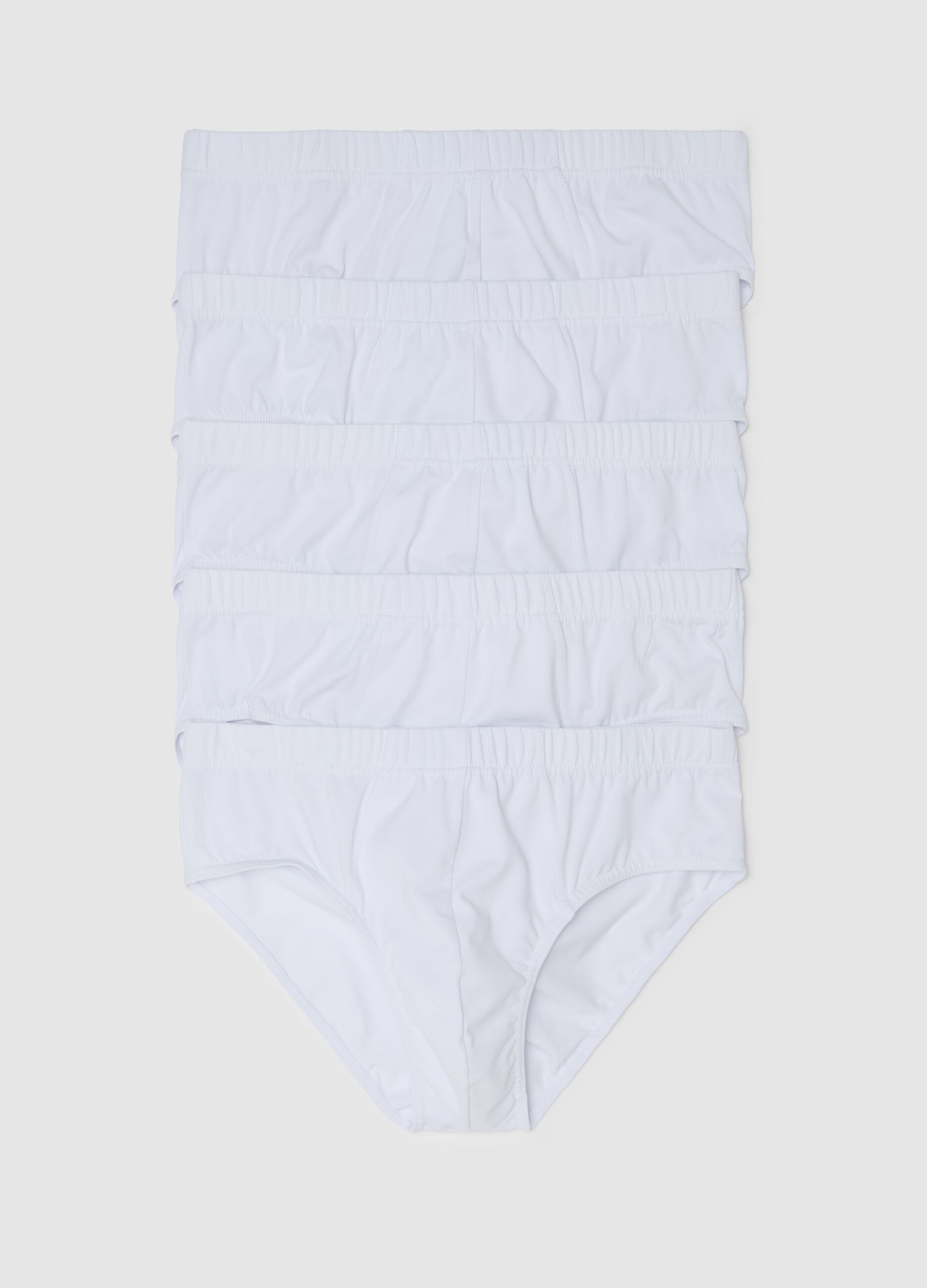 Five-pack organic cotton briefs