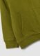 Green organic cotton hooded sweatshirt, regular fit, for boys_3
