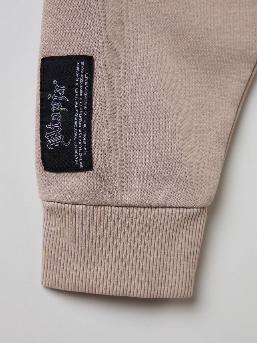 Cropped Cargo Hoodie Sand_7