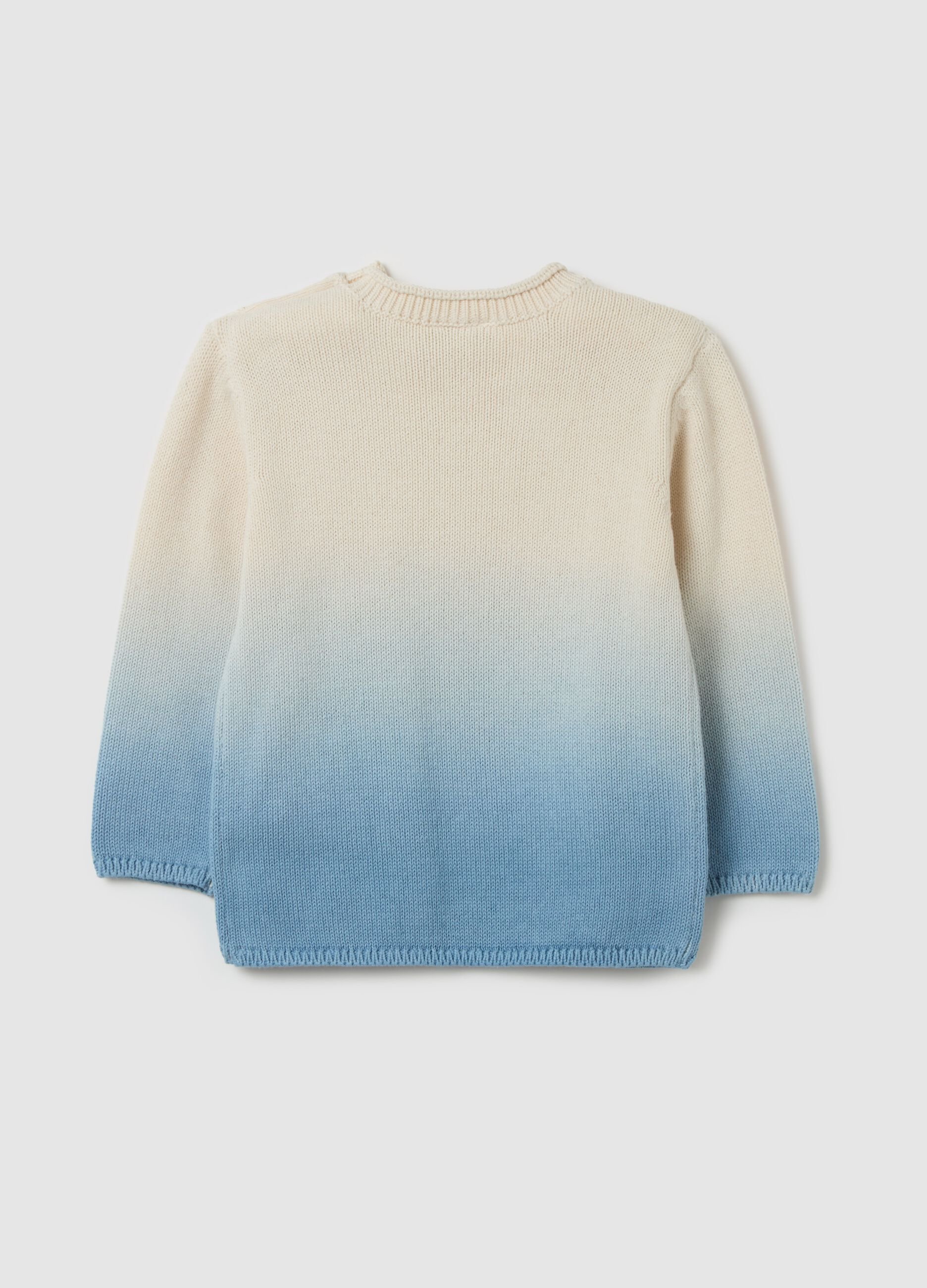 Pullover in cotone degradé 