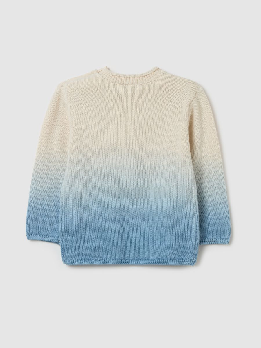 Degradé cotton pullover_1