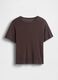 T-shirt a maniche corte in misto lino_2