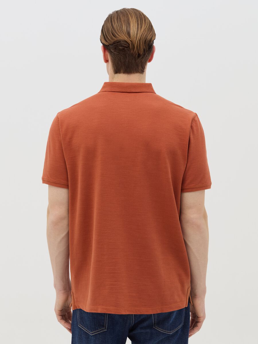 Regular-fit polo shirt in jersey slub_3