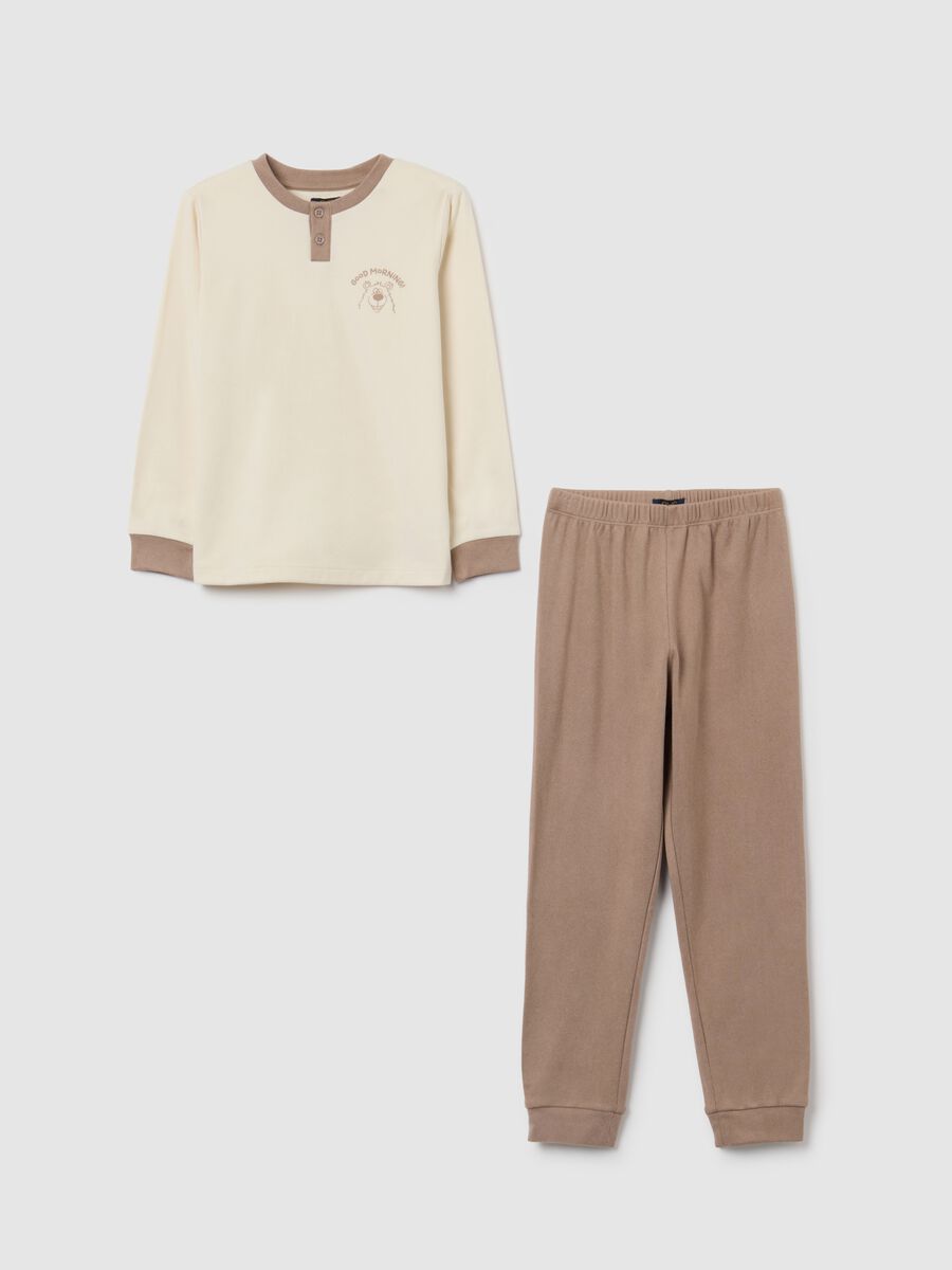 Multicolour Regular Fit Children's Pyjamas_0