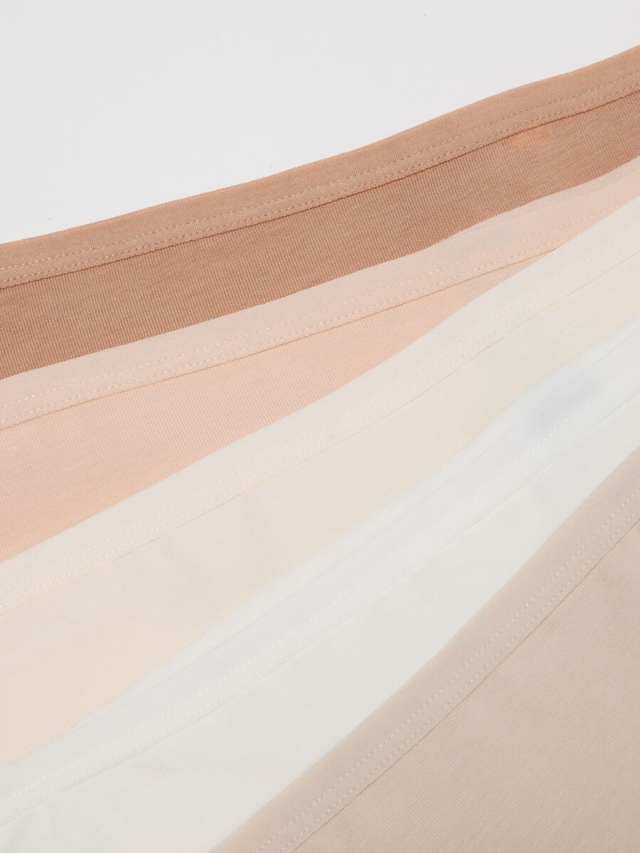 Multipack multicolour Brazilian briefs in stretchy cotton regular fit_5