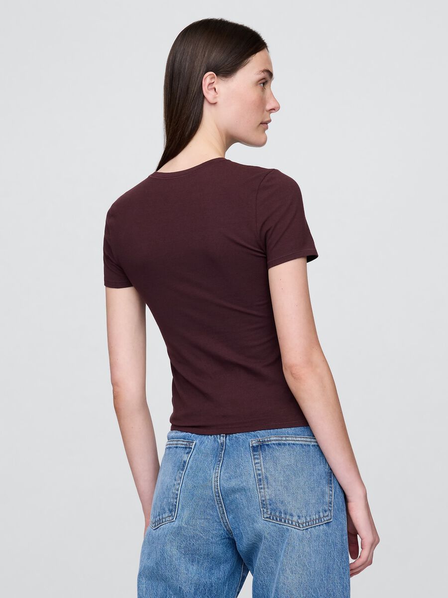 Purple Stretch Short Sleeve T-shirt_2