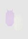 Bipack di body in puro cotone multicolor con Minnie senza maniche da neonate_0