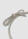 Grey headband with rhinestones and bow_2