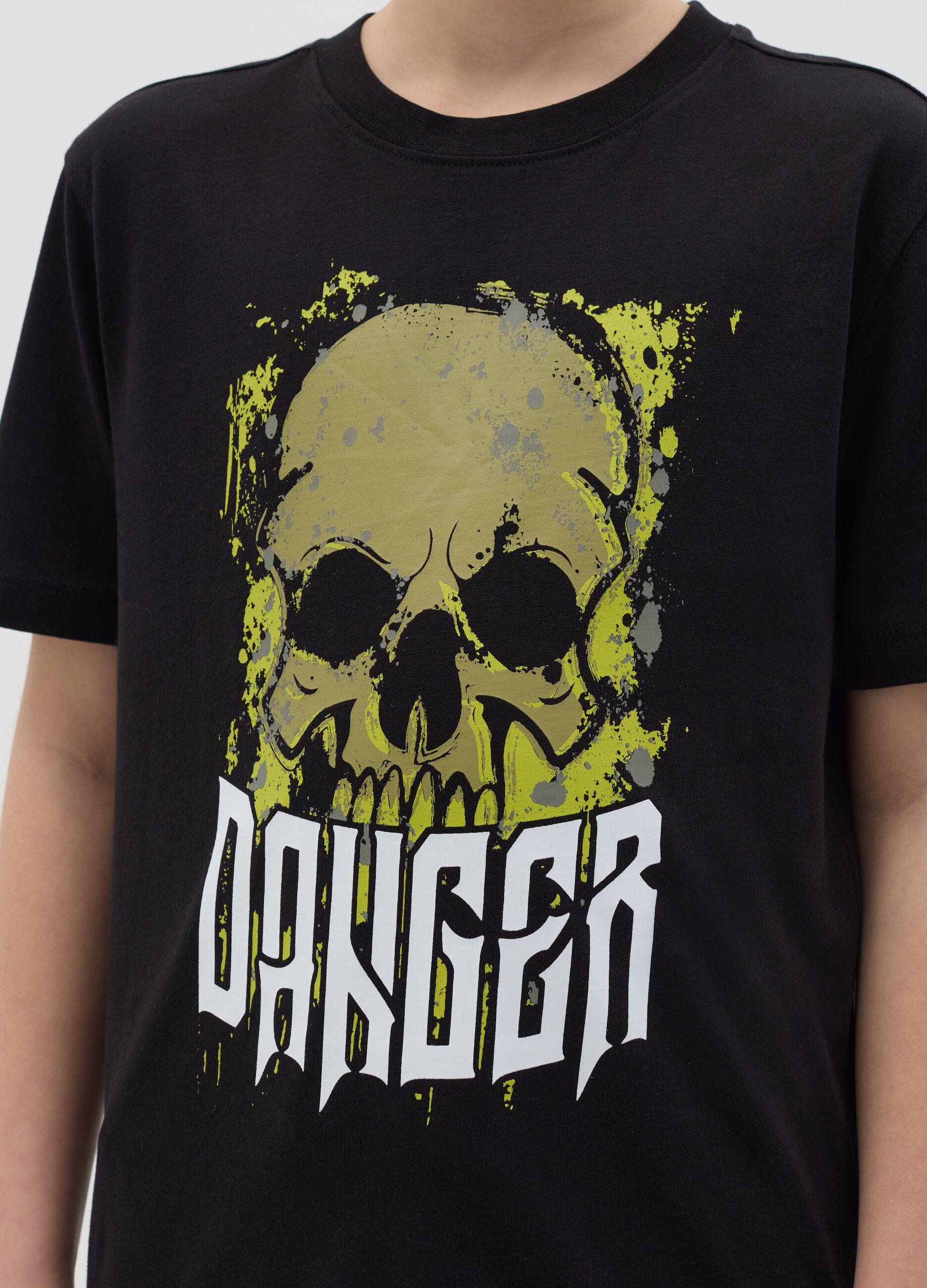 Cotton T-shirt with print
