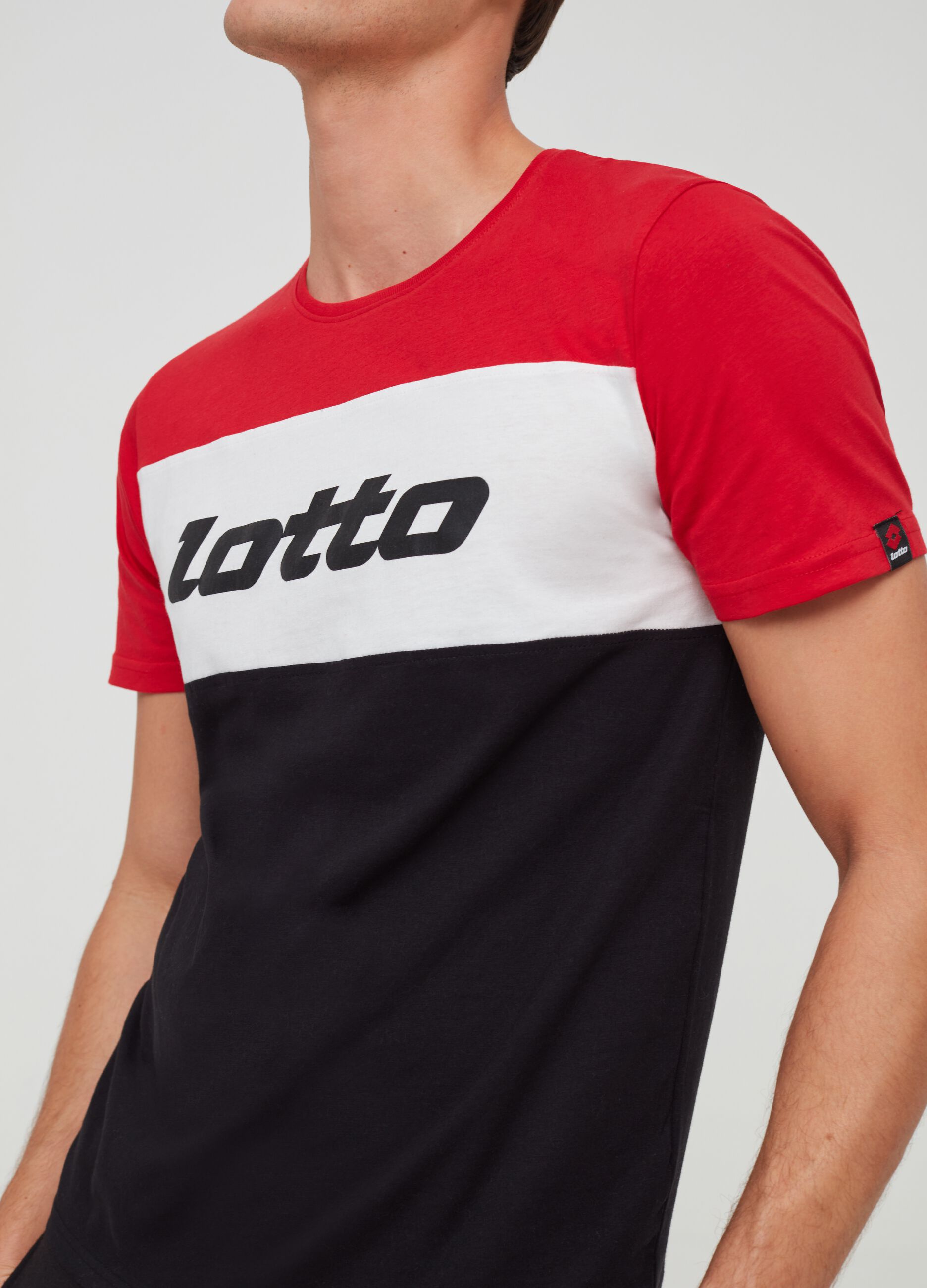 100% cotton T-shirt with Lotto print