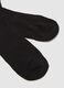Black cotton socks with ruffles_2