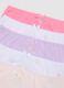 Multi-pack set of girls' underwear in multicolour pure cotton regular fit_3