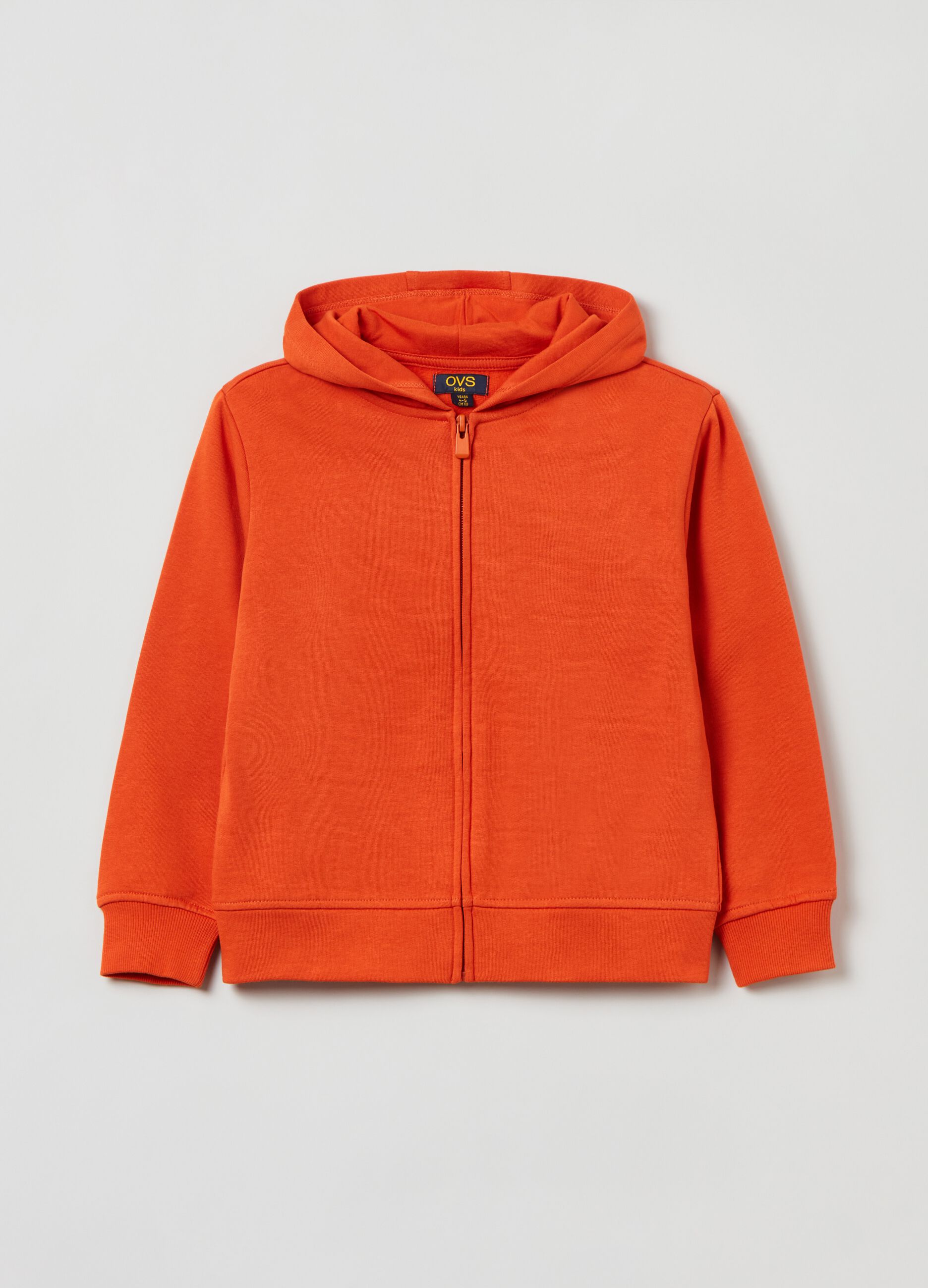 Felpa con cappuccio e zip