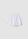 Girls&rsquo; white stretch shorts with elasticated waist, regular fit_1