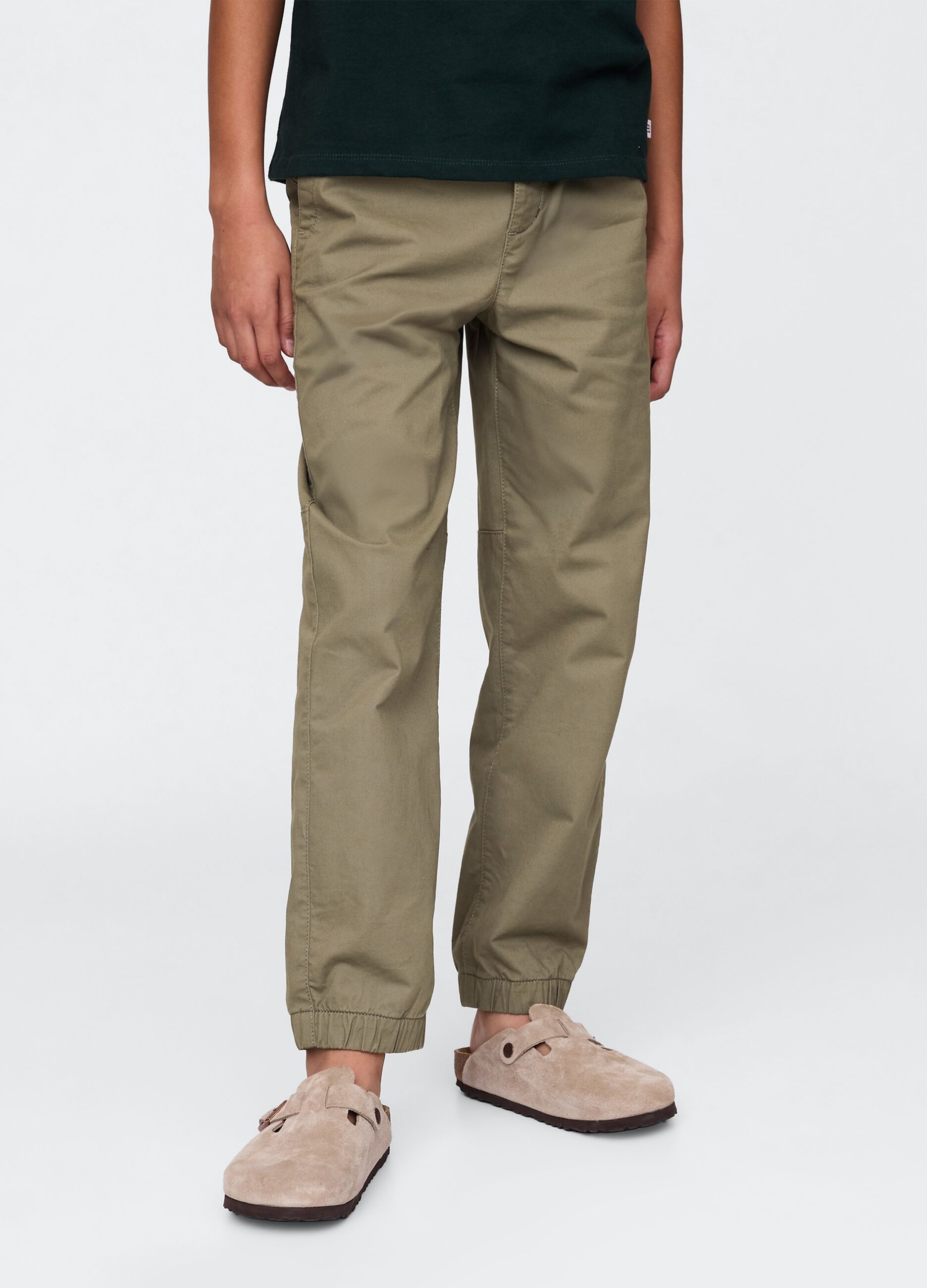 Pantaloni beige elasticizzati per bambino