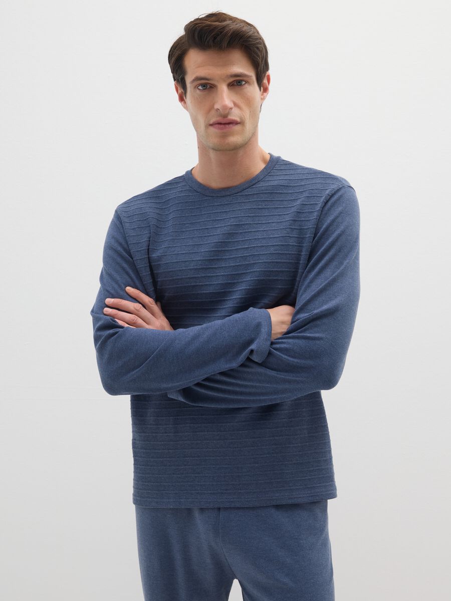 Blue pure cotton pyjamas_1