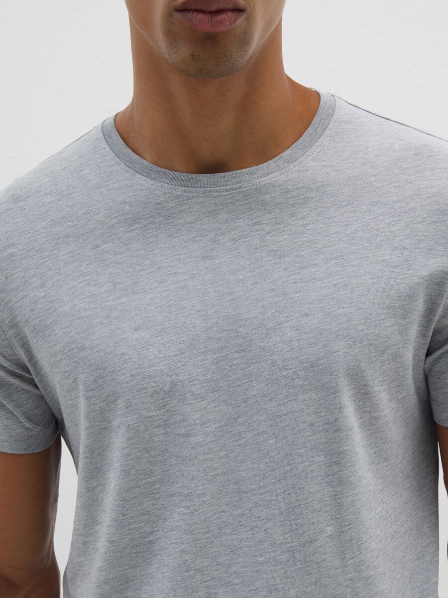 Bipack di t-shirt in cotone Supima grigia regular fit_1