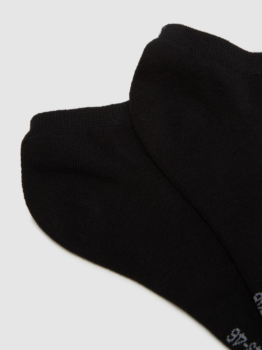 Black bamboo blend sports socks tripack_2