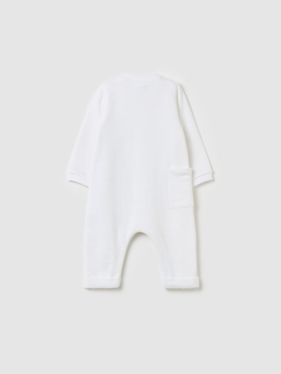 Tutina in cotone bio con stampa Tom & Jerry_1