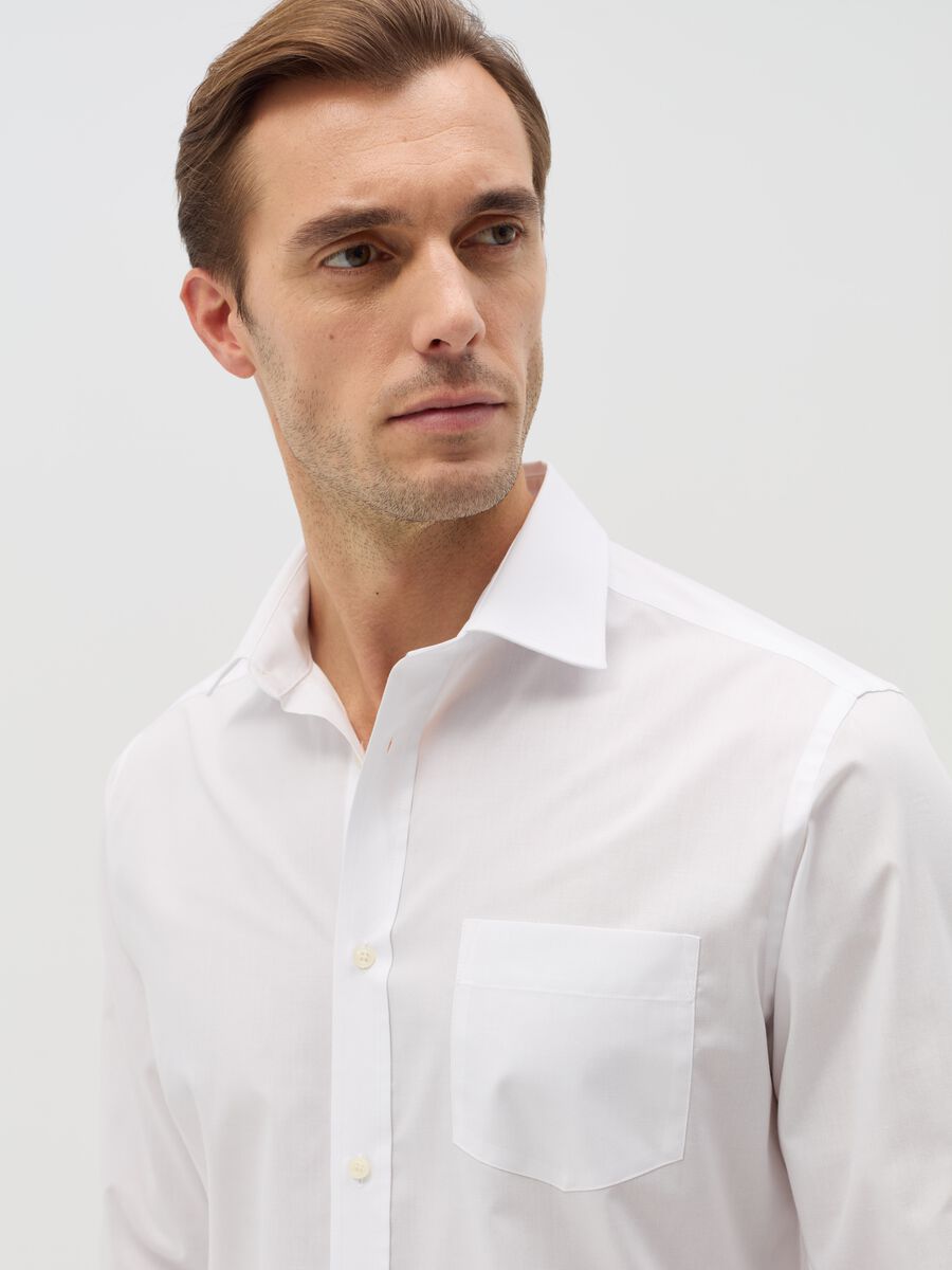 Regular-fit easy-iron shirt with pocket_3