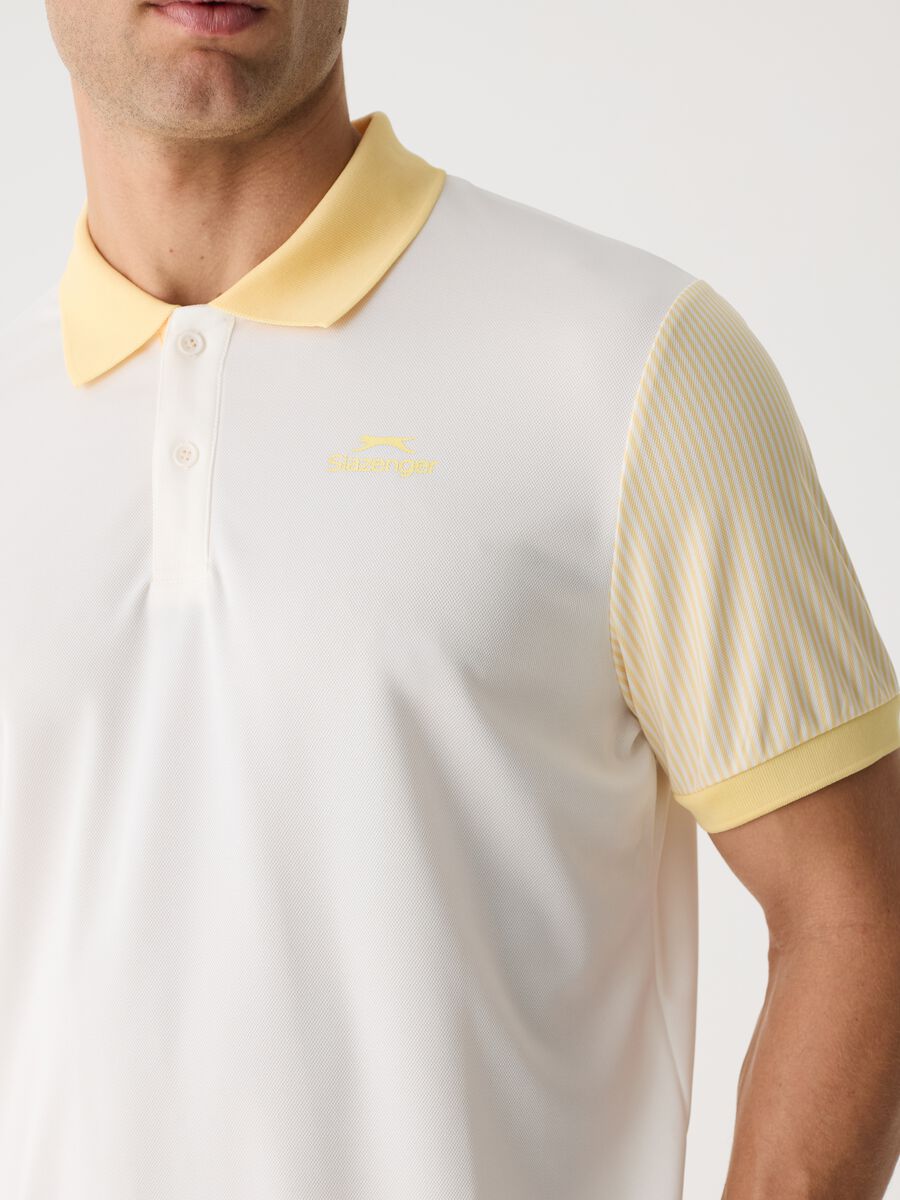 SLAZENGER polo shirt in technical fabric_3