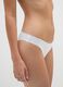 White stretch blend pants, regular fit_3