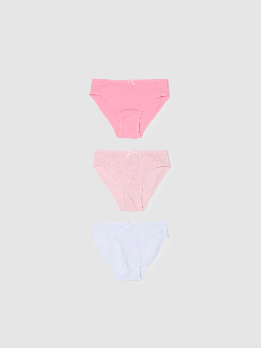 Girls' multicolor cotton stretch panty tripack_0