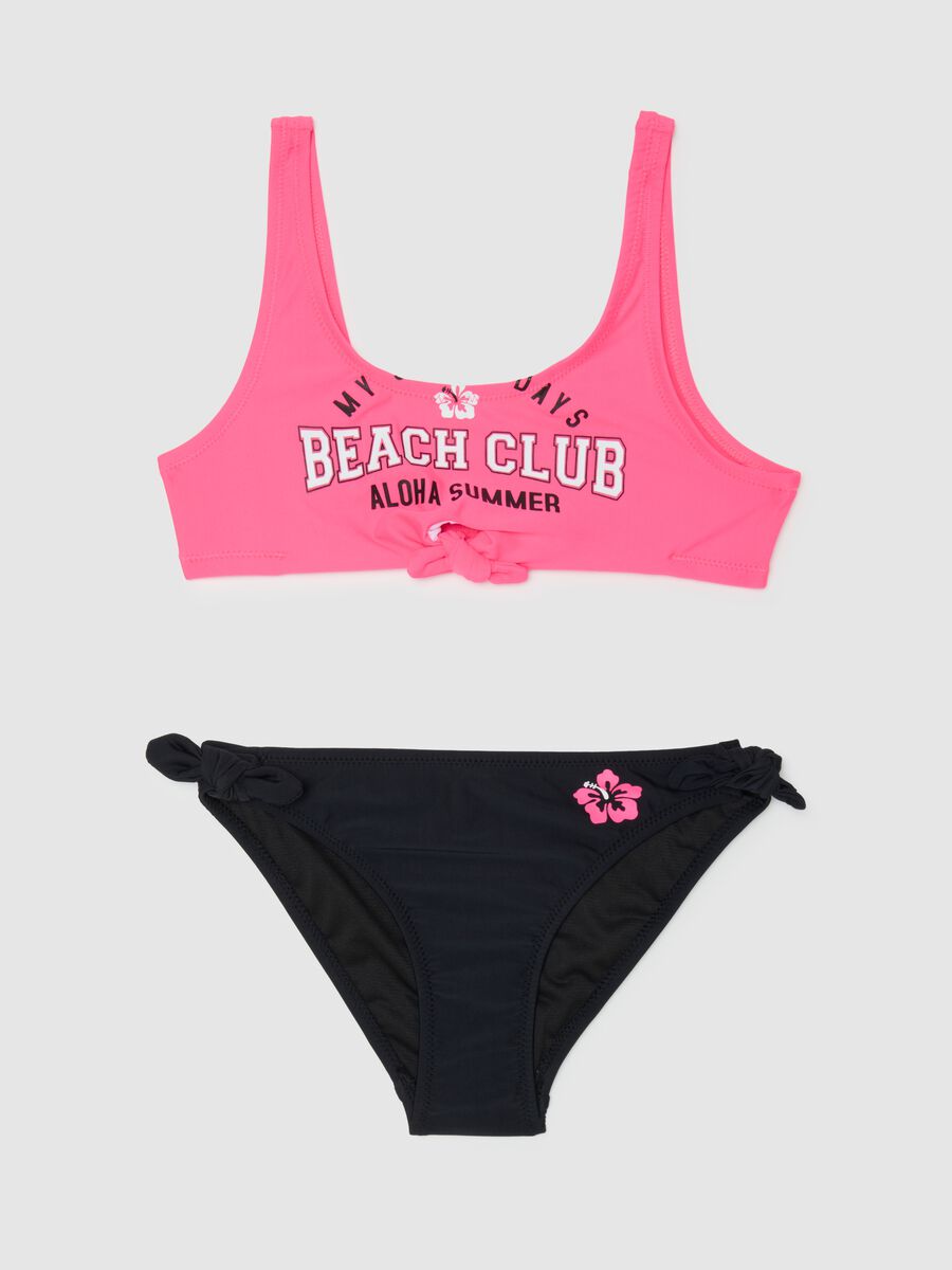 Bikini da ragazze in misto elasticizzato multicolor_0